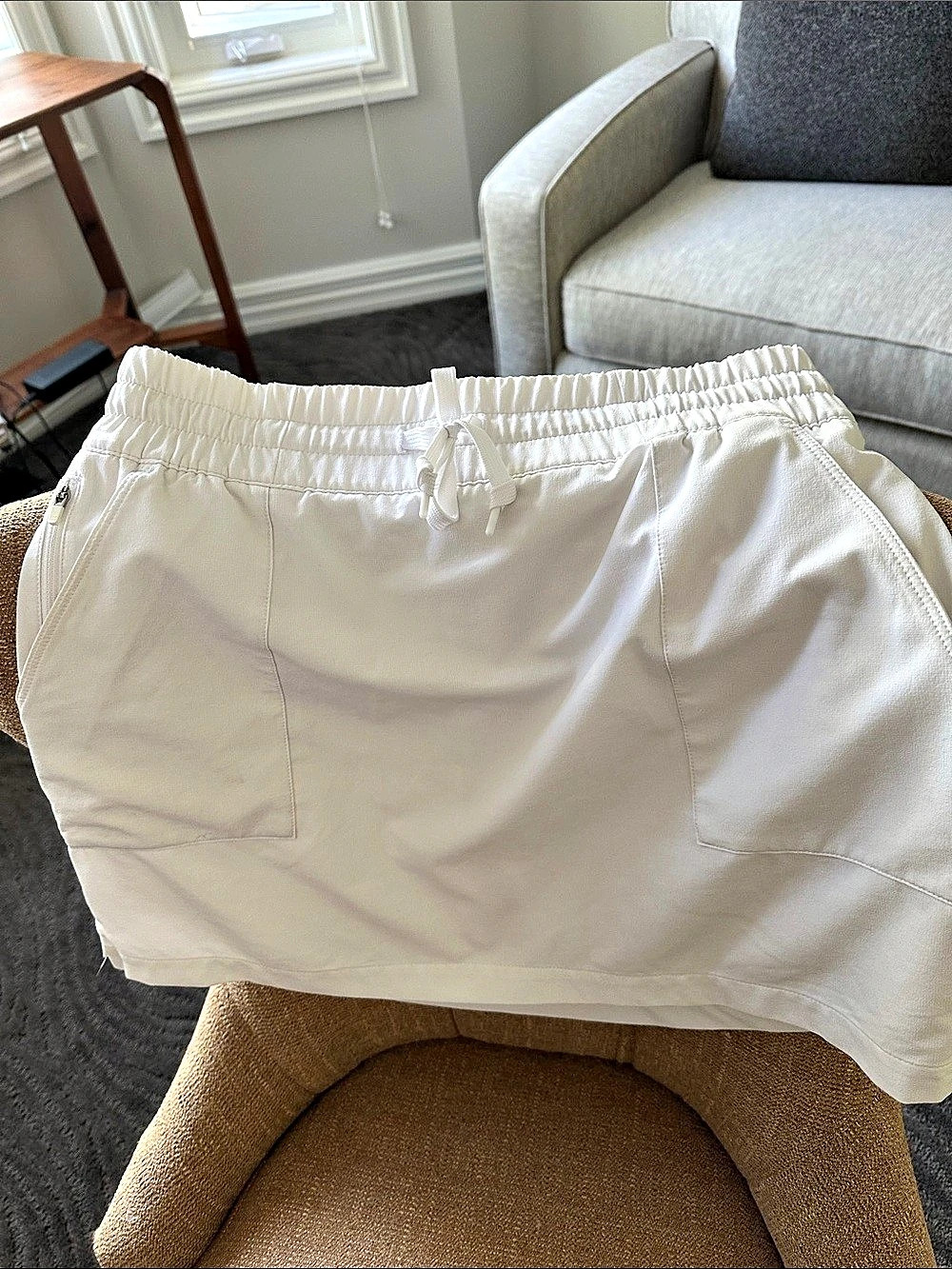 Adidas Athletic Golf Skirk in White Size Medium Like New